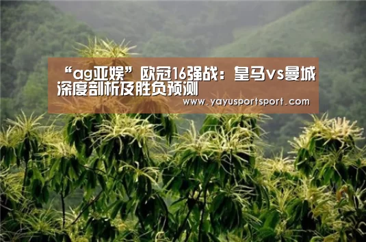 “ag亚娱”欧冠16强战:皇马vs曼城深度剖析及胜负预测(图2) 亚娱